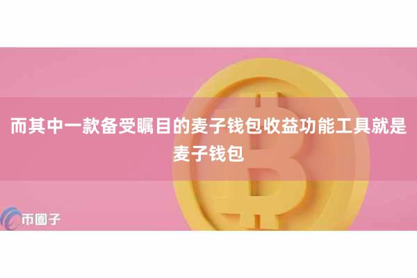 而其中一款备受瞩目的麦子钱包收益功能工具就是麦子钱包