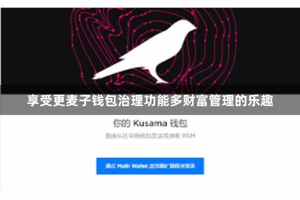 享受更麦子钱包治理功能多财富管理的乐趣