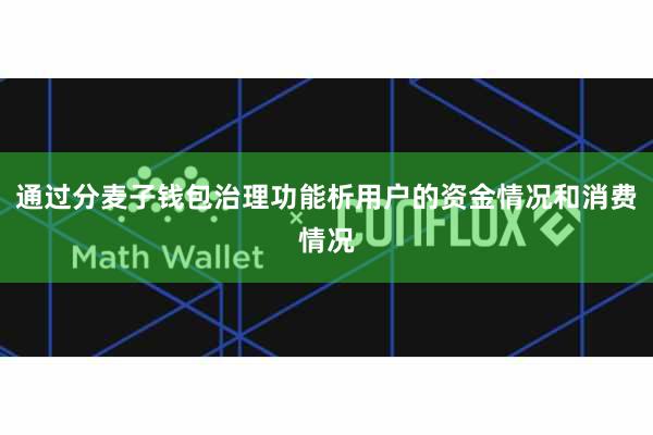 通过分麦子钱包治理功能析用户的资金情况和消费情况
